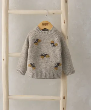 Acorn Knit Jumper - Oatmeal