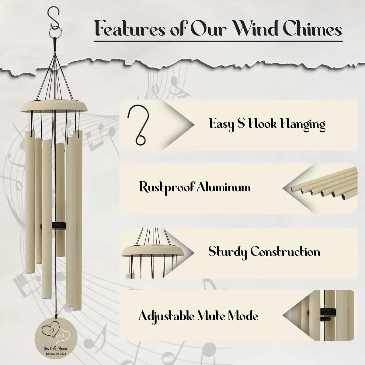 Anniversary Wind Chime AWC141