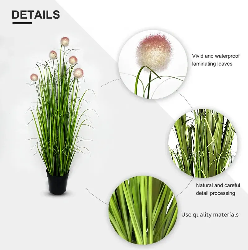 Artificial Outdoor Plants Plastic Bellflower Grass Greenery  For Home Garden Artificial Grasses Decoration Grass Yooly Plants - YLS-0025