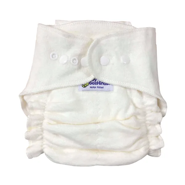 Baby BeeHinds Hemp Fitted Cloth Nappy