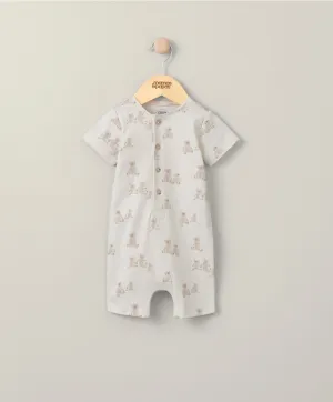 Bear Print Shortie Romper