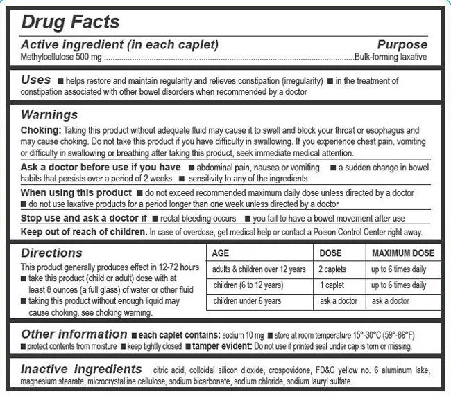 Citrucel Fiber Therapy Supplement For Regularity, Easy-to-Swallow 180 Caplets