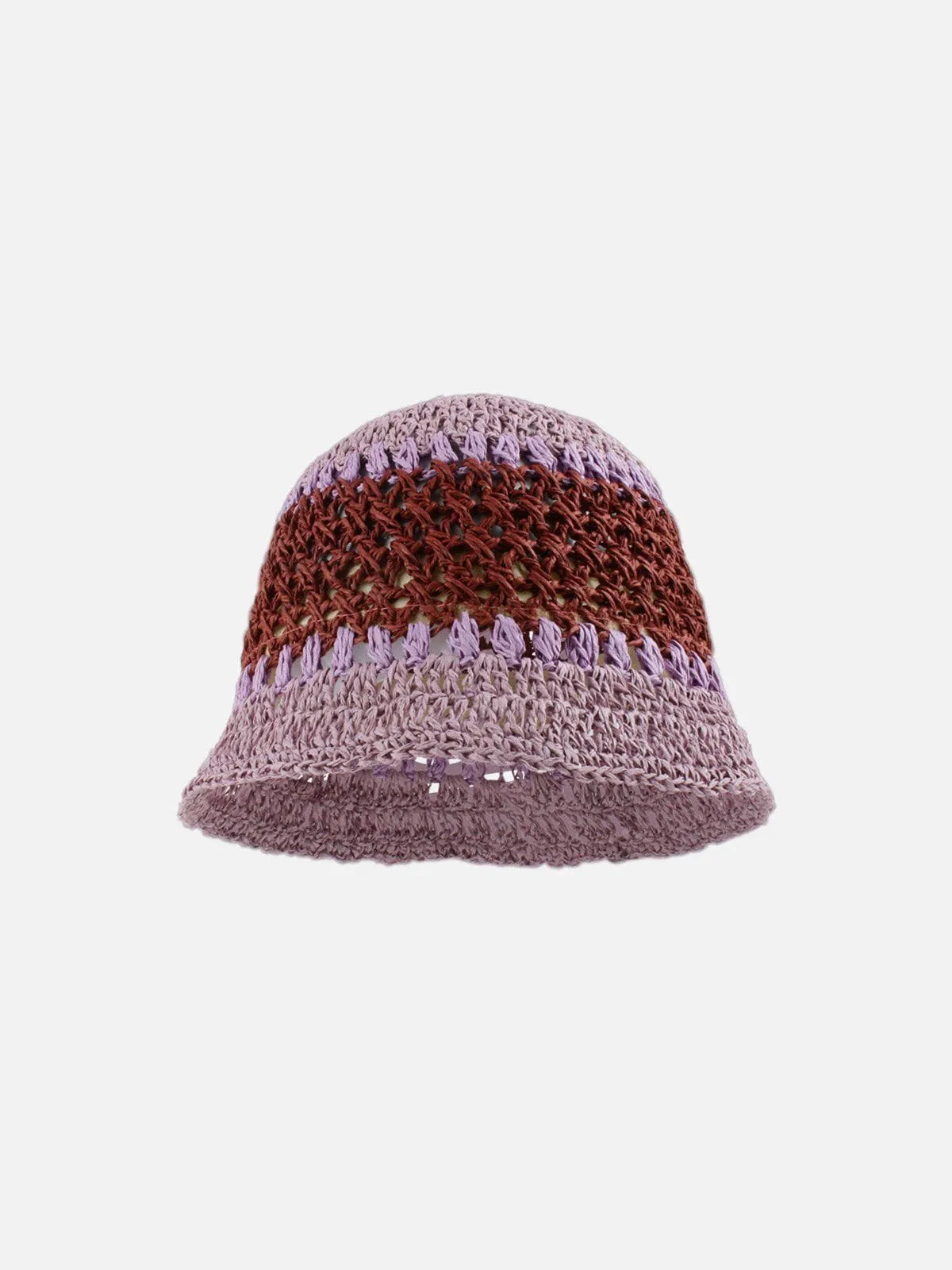 Cut-Out Knit Hat