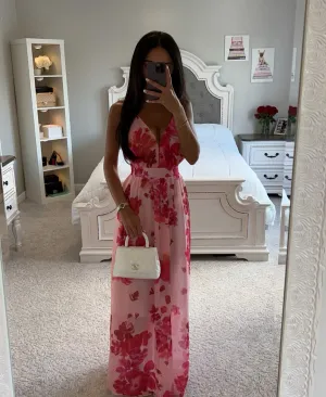 DEEP V MAXI DRESS