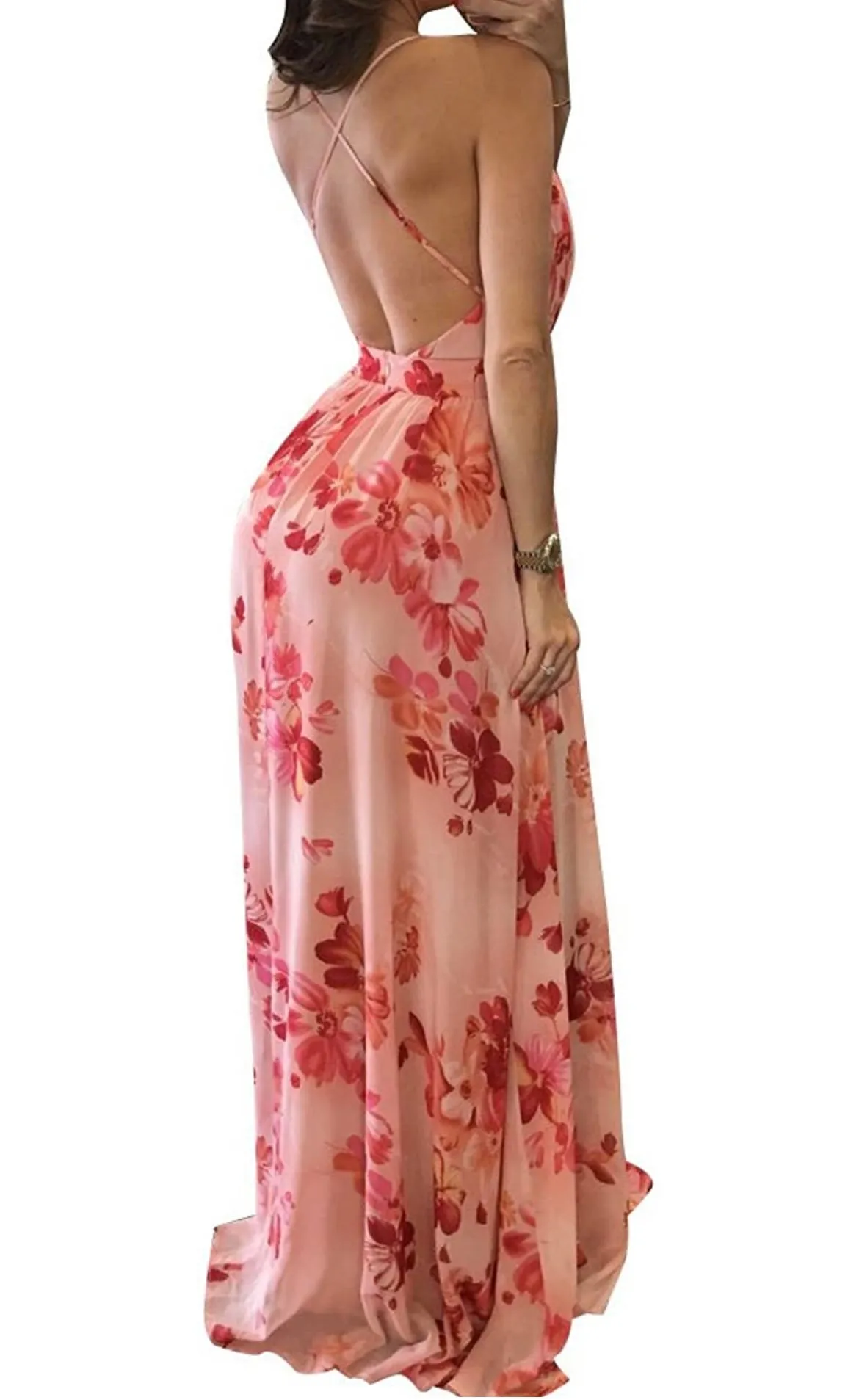 DEEP V MAXI DRESS