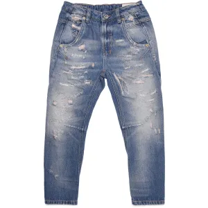 Diesel Genderless Fayza Slim Jeans in Blue