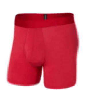 DROPTEMP™ COOLING COTTON BOXER BRIEF FLY - CHERRY HEATHER - SAXX