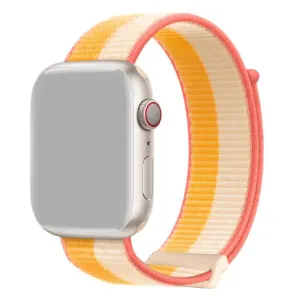 DUX DUCIS Apple Watch (45mm) sporty nylon watch strap - Maize White