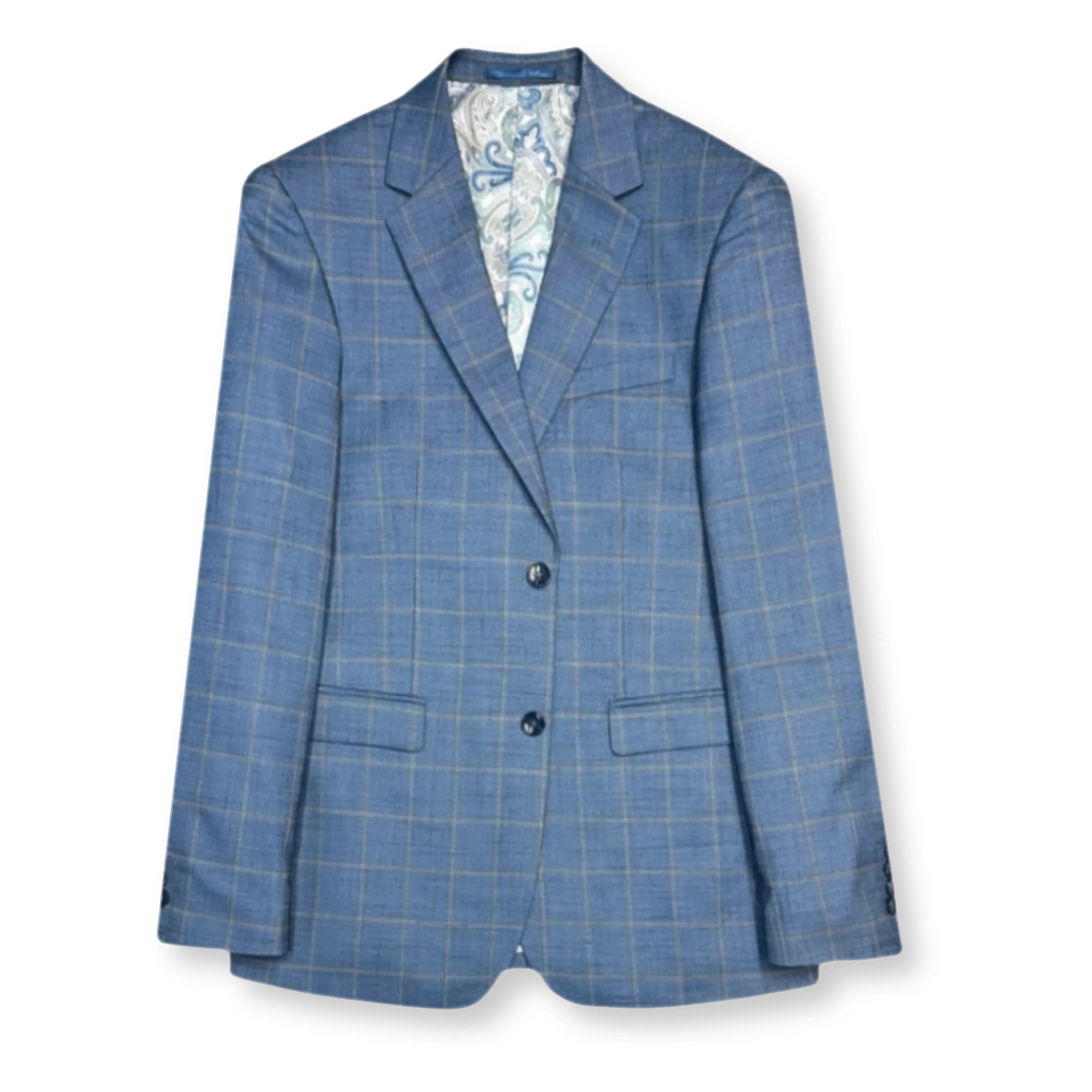 Galkin Slim Windowpane Suit