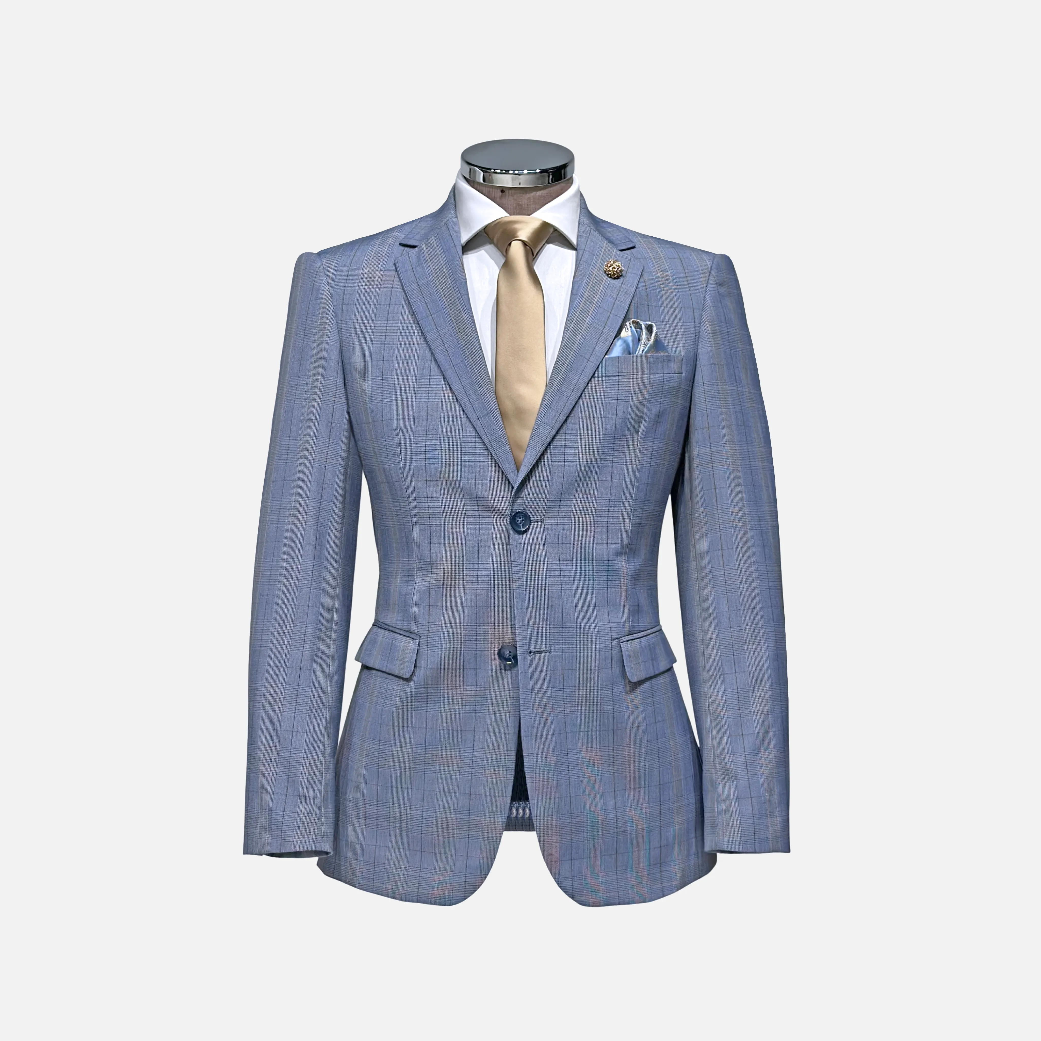 Grady Slim Plaid Suit