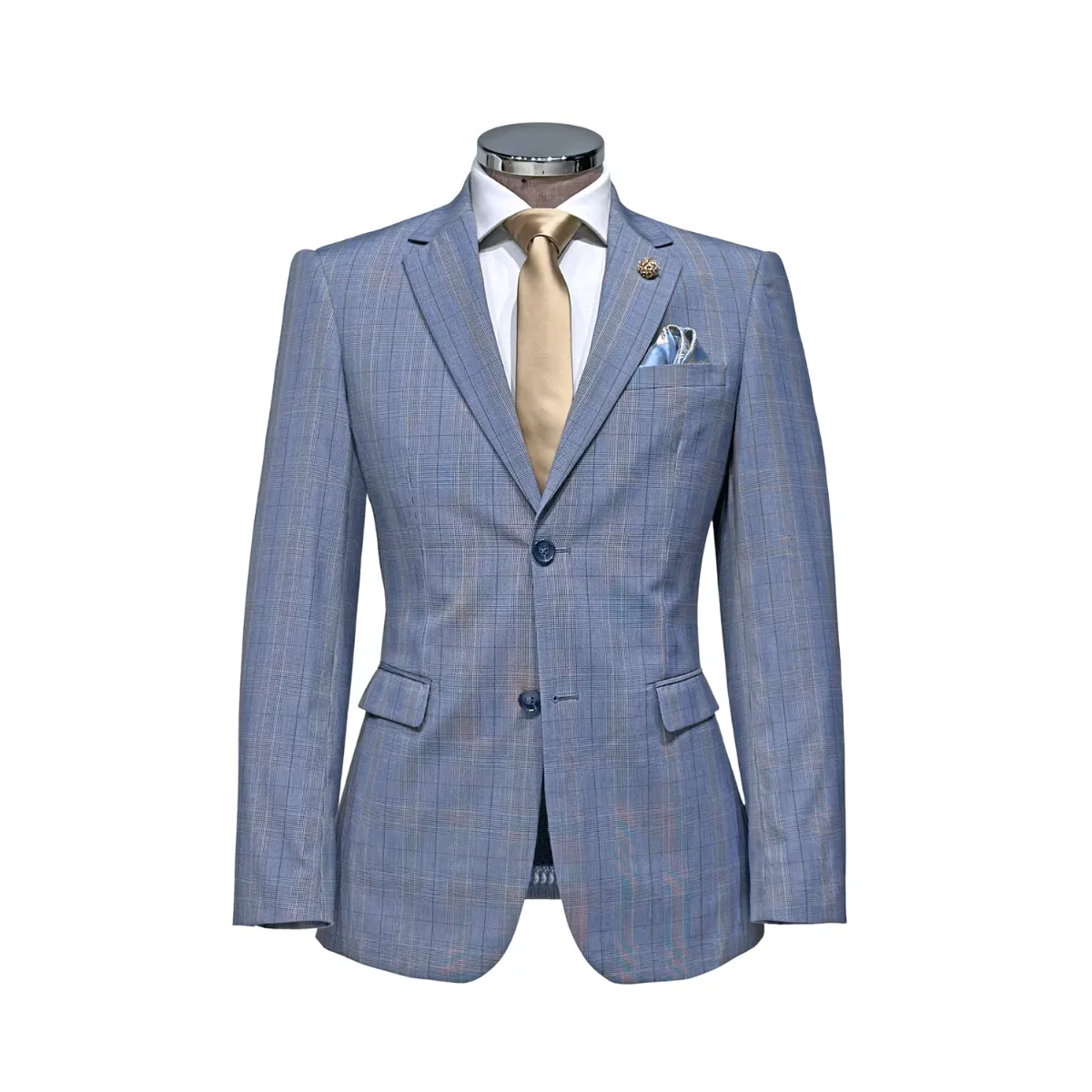 Grady Slim Plaid Suit