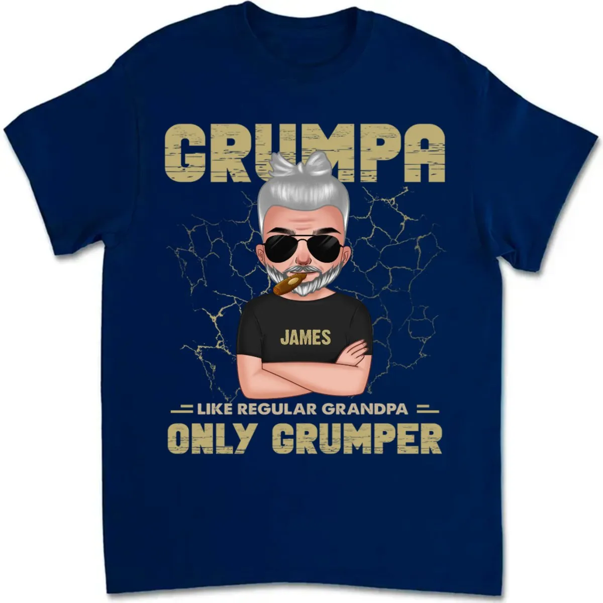 Grandpa - Grumpa Grumper - Personalized Unisex T-Shirt