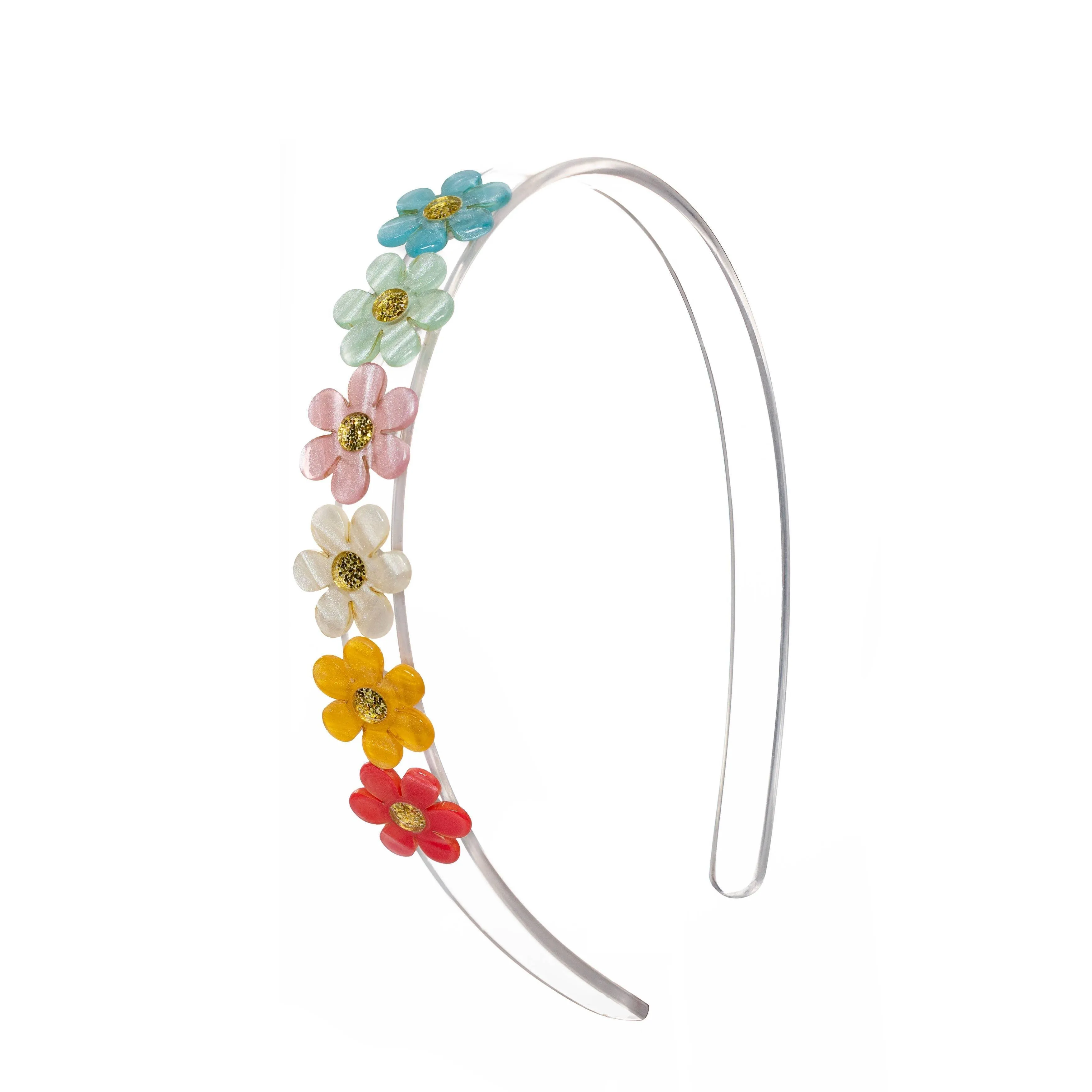 Headbands | Centipede Daisies Pearl Pastel | Lilies and Roses NY