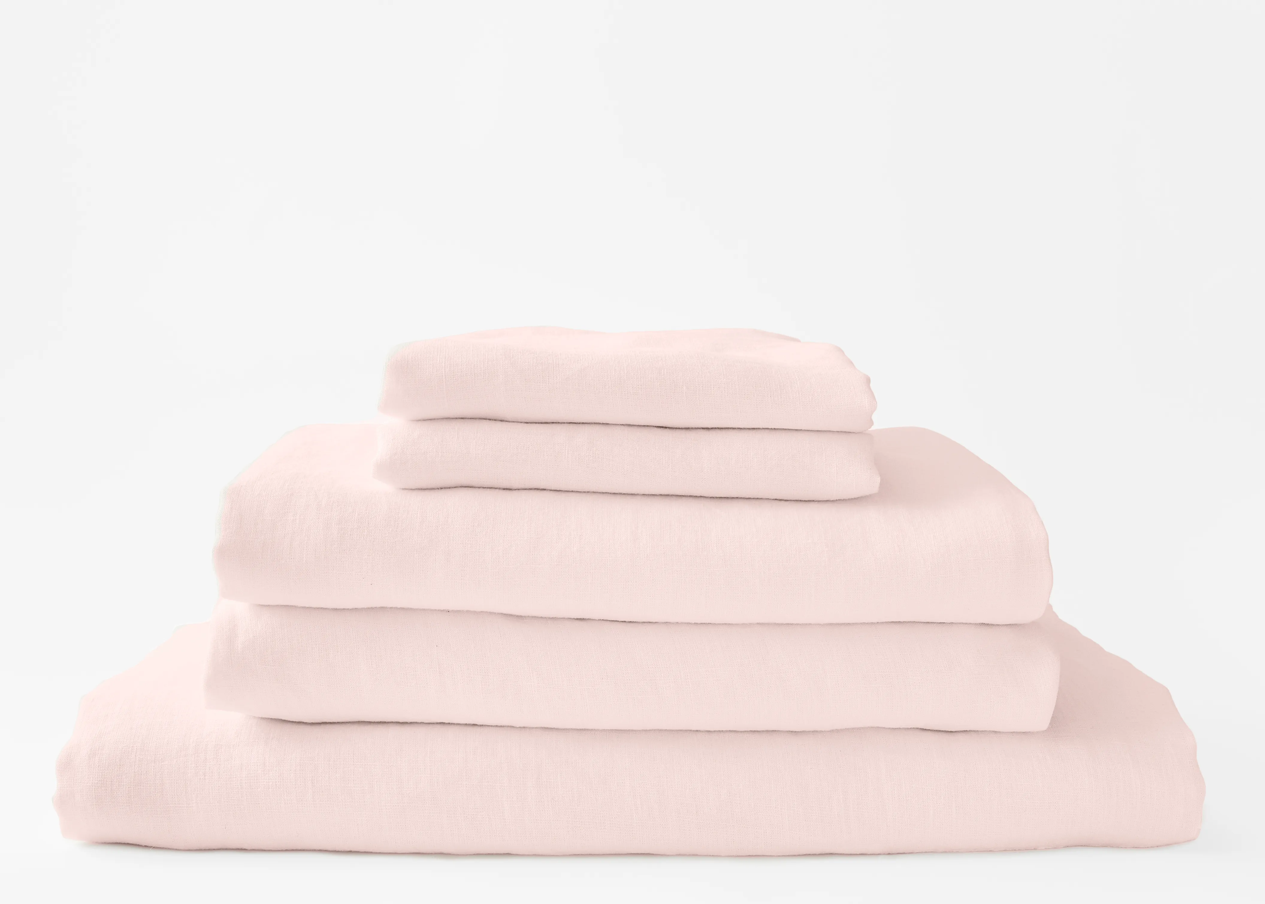 Hemp Bedding Bundle in Rosewater