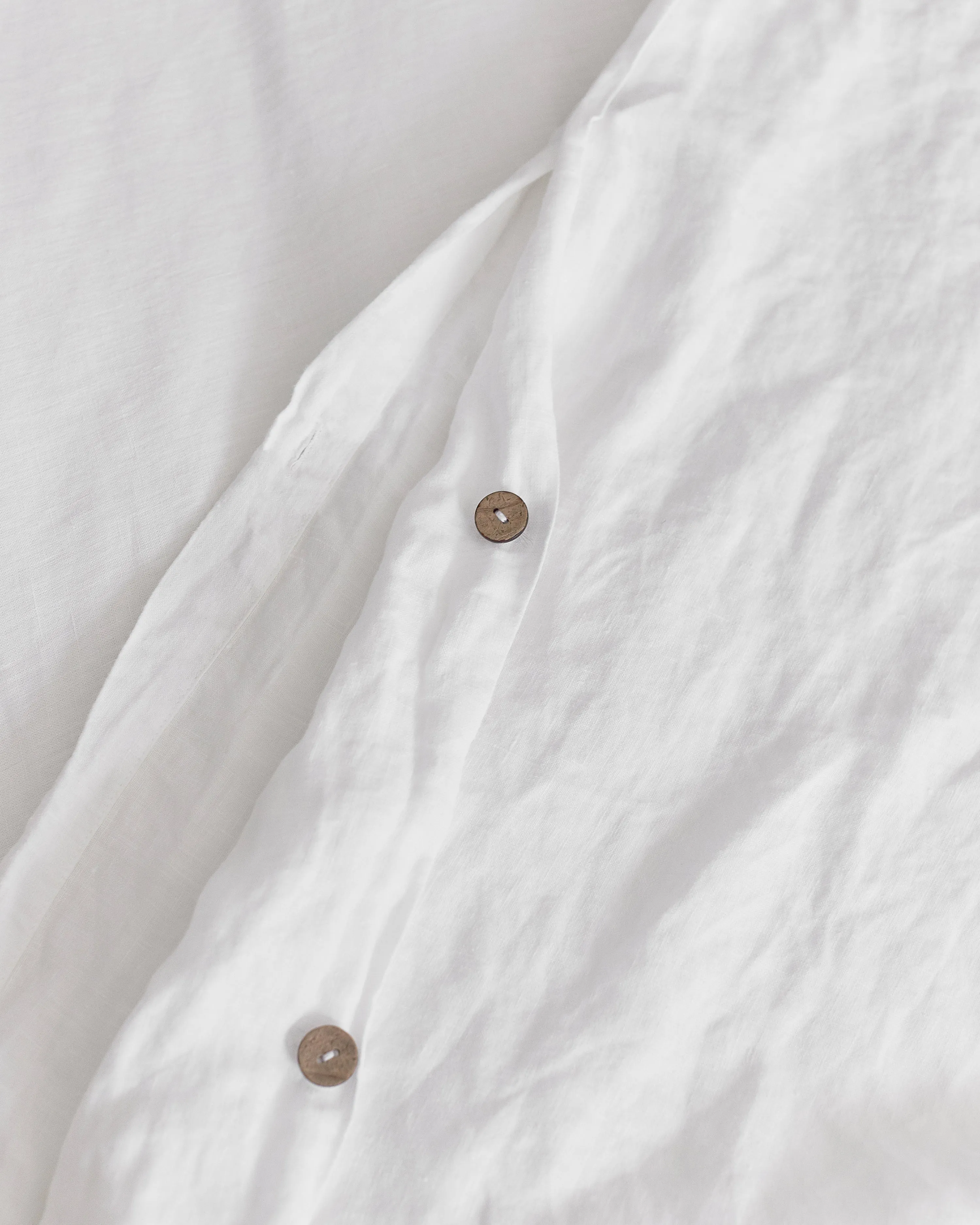 Hemp Duvet Cover in White