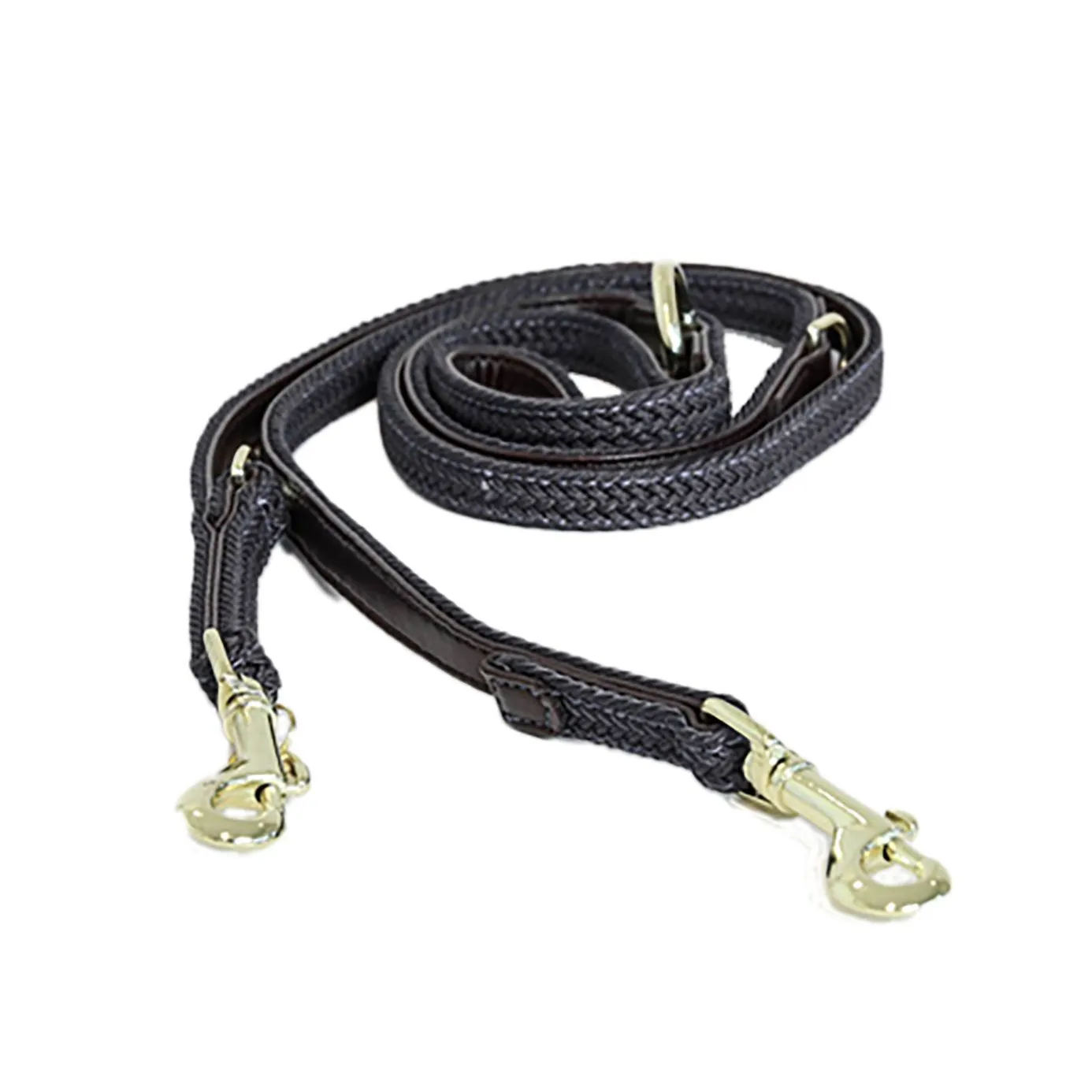 Kentucky Dogwear Plaited Nylon Dog Lead - Grey