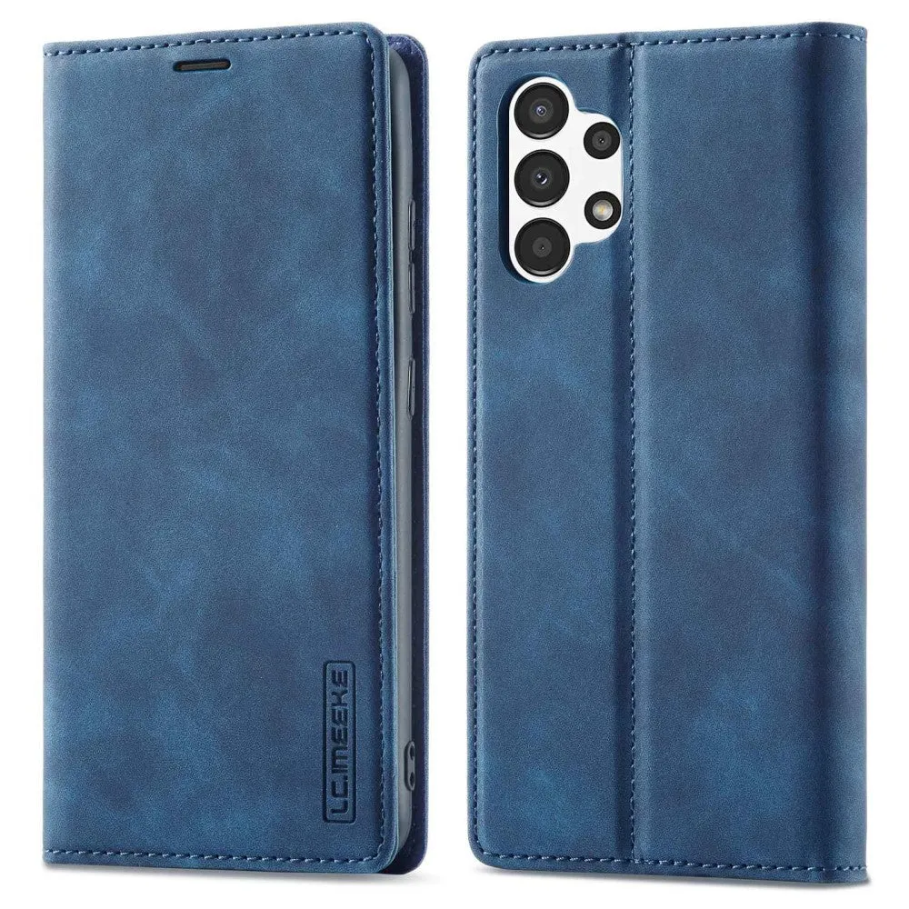 LC.IMEEKE Samsung Galaxy A73 Flip Case - Blue