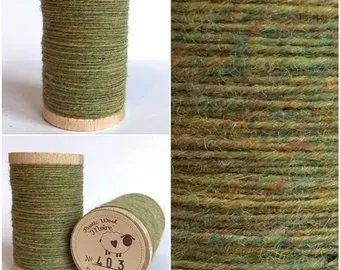 LICHEN Hand Dyed Fat QUARTER Wool Fabric for Wool Applique and Rug Hooking