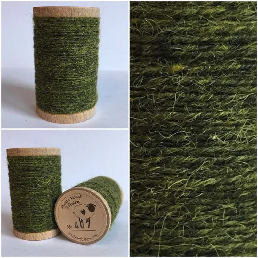 LICHEN Hand Dyed Fat QUARTER Wool Fabric for Wool Applique and Rug Hooking