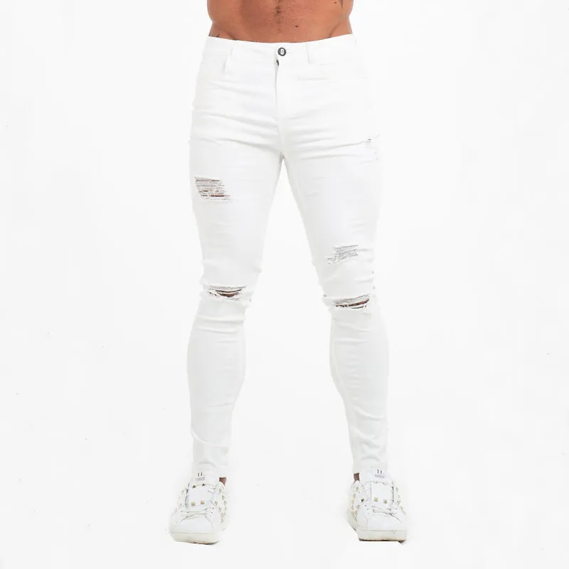 Men's skinny ripped jeans