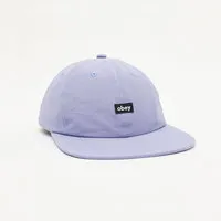 Obey Lower Case Tech 6 Panel Hat - Lavender