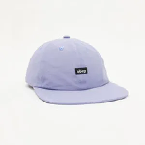 Obey Lower Case Tech 6 Panel Hat - Lavender