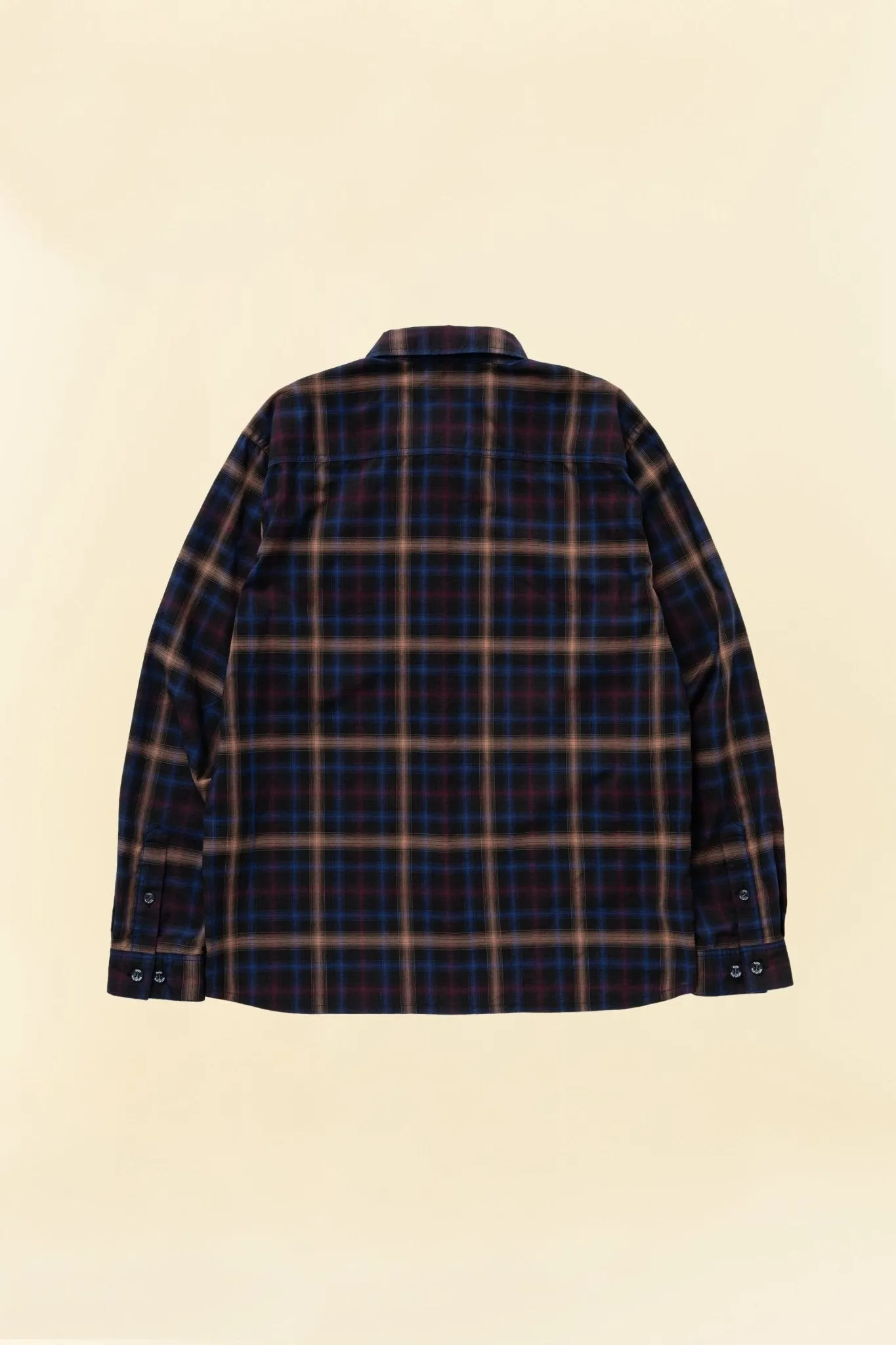 Rats Ombre Check Shirt - Black