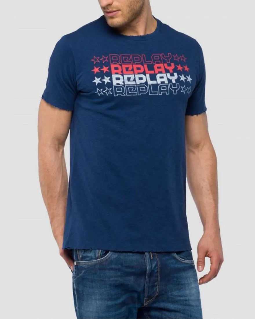 REPLAY M37402660 STARS CREW T-SHIRT