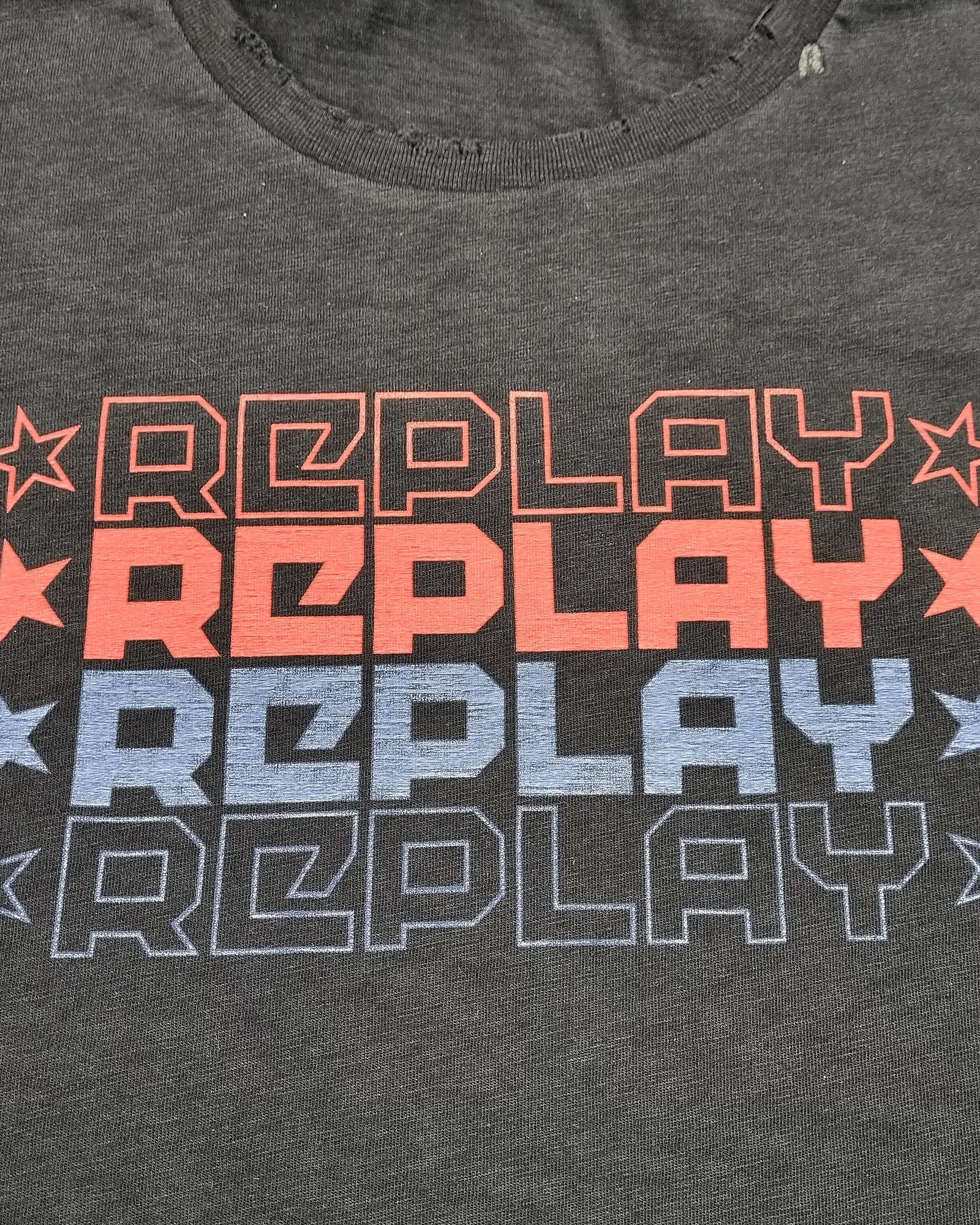 REPLAY M37402660 STARS CREW T-SHIRT