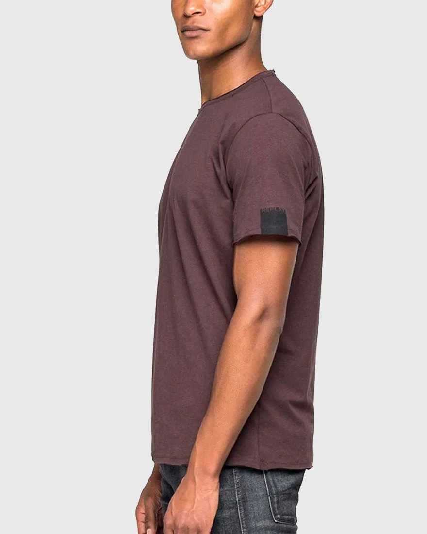 REPLAY R2782660M3590 PLUM CREW TEE