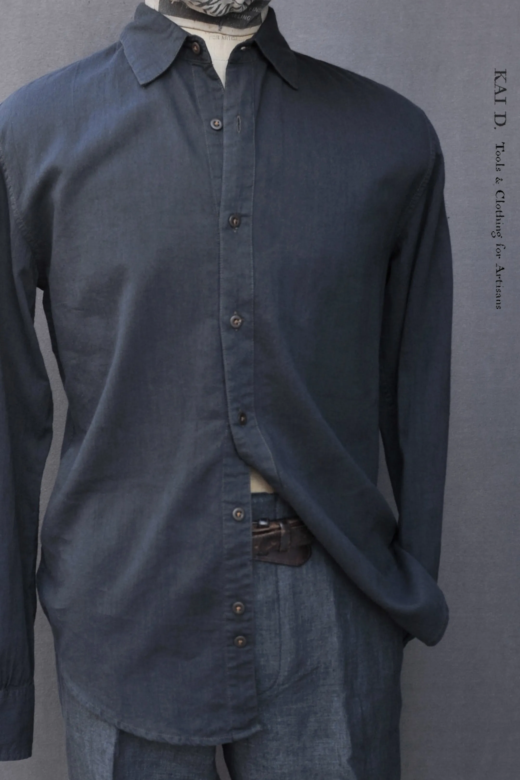 The Loft Shirt - Silk Touch Cotton - Industrial Grey - S, M, L, XL, XXL