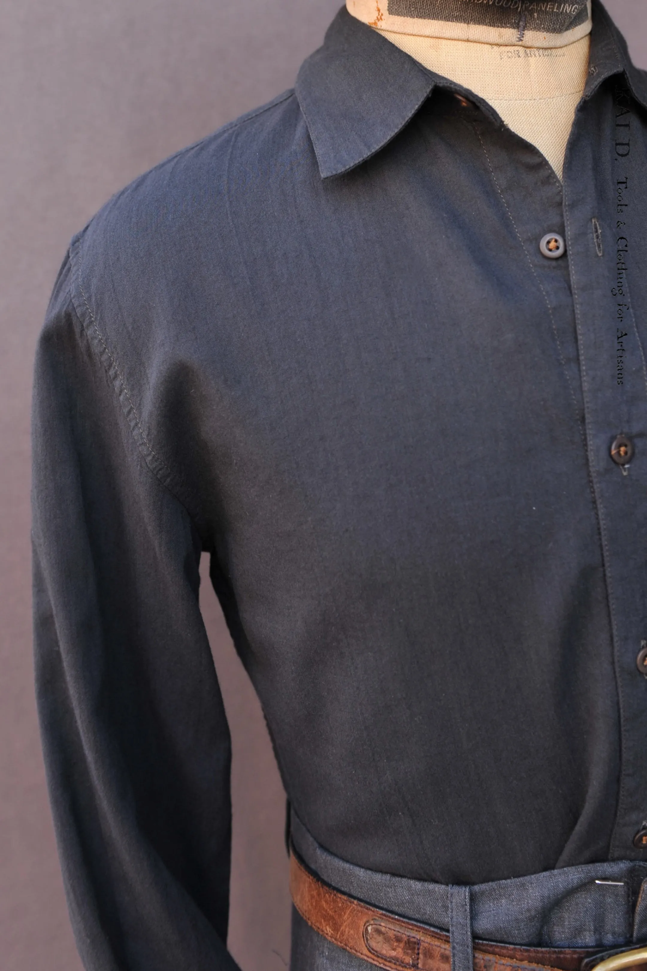 The Loft Shirt - Silk Touch Cotton - Industrial Grey - S, M, L, XL, XXL