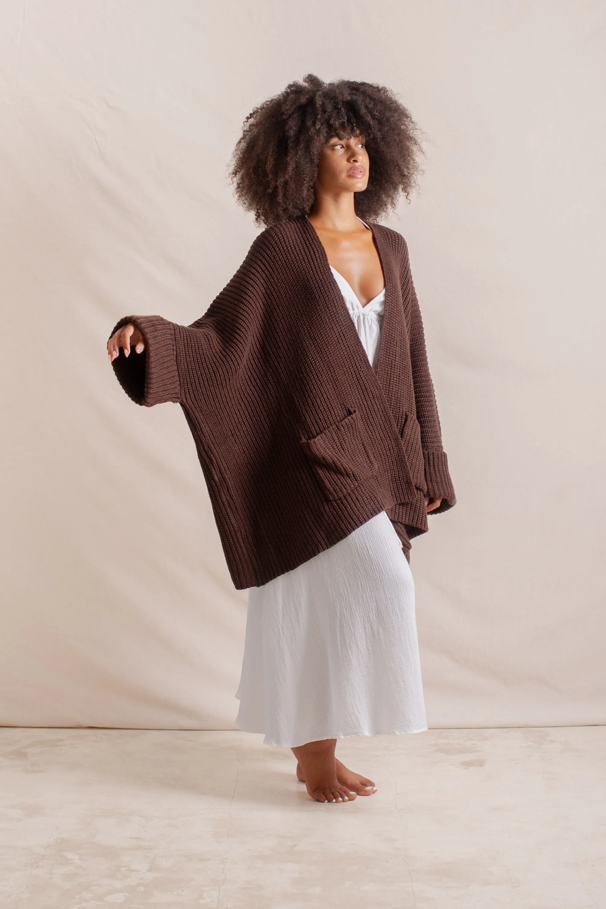 Tuula Poncho Cacao