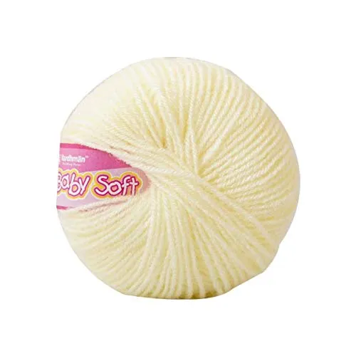 Vardhman Knitting Yarn Baby Soft Wool for Knitting, Kids Crochet Yarn Wool Babywear Blankets Ponchos mufflers, caps, Multi Purpose (6 PCS, 200 Gram,BBL005)