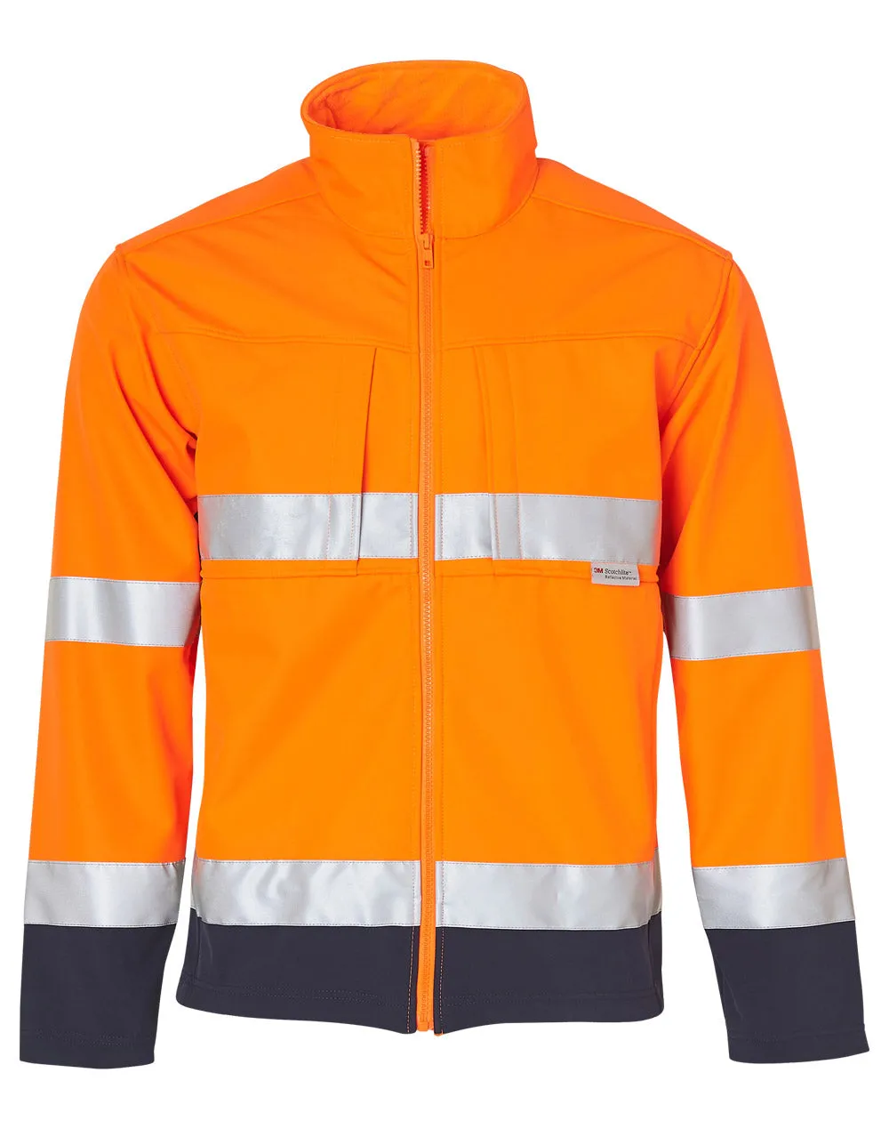 Winning Spirit Two Tone Softshell Safety Jacket With 3M Reflective Tapes (SW29)