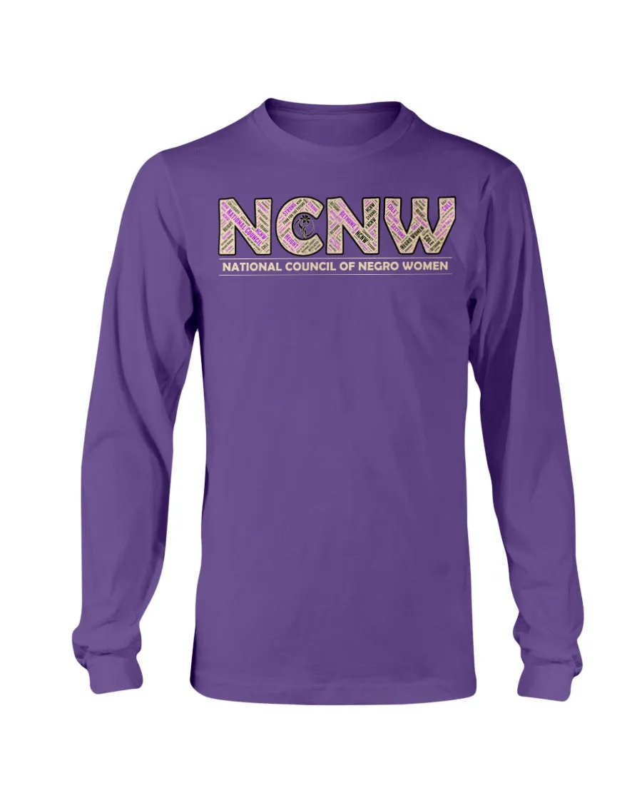 Wordplay long sleeve NCNW tee - unisex