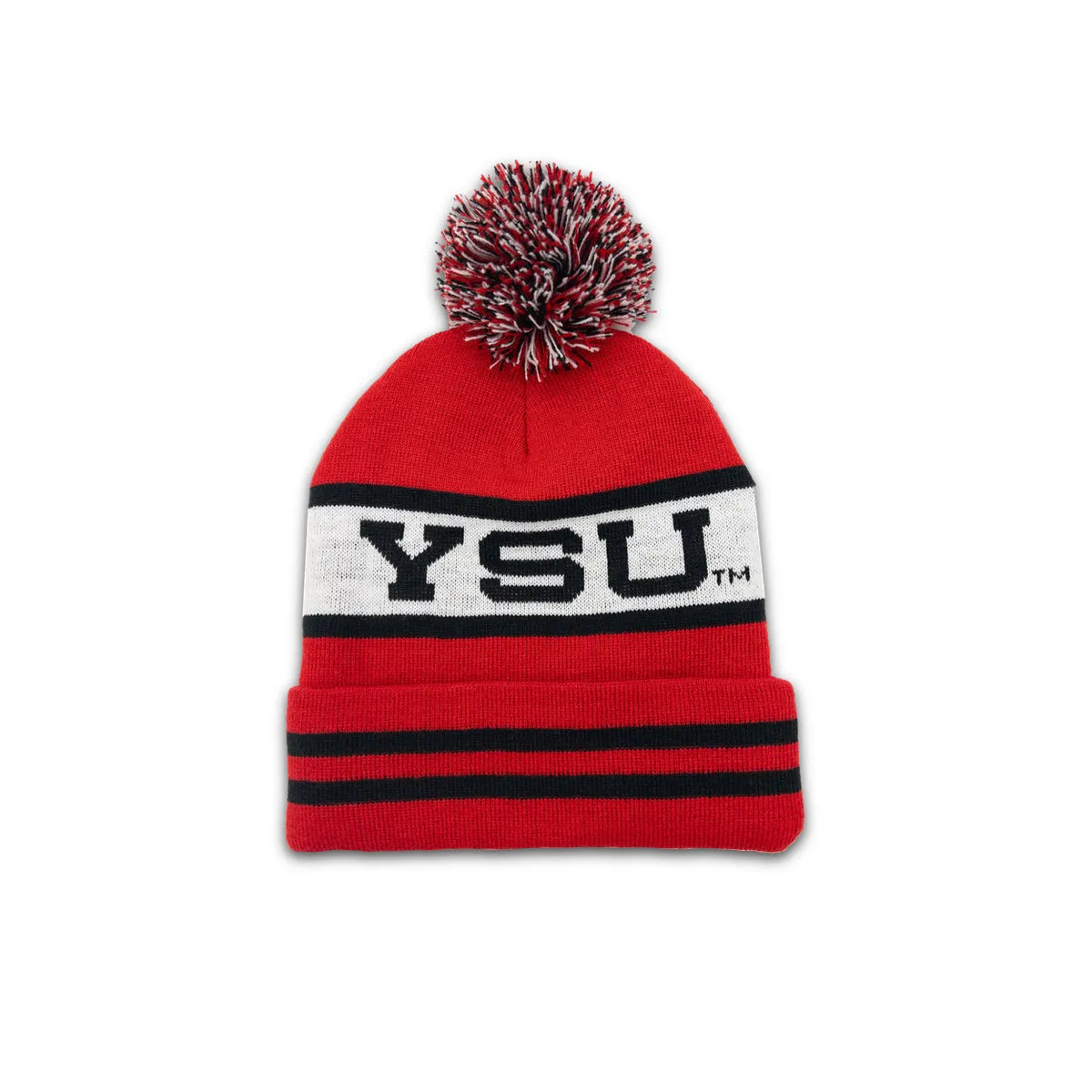 YSU Pom Beanie